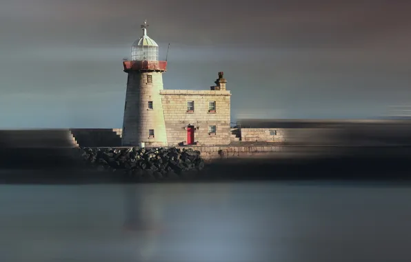 Lighthouse, Ireland, Dublin, Howth