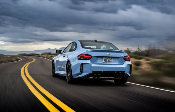 Picture BMW, rear view, M2, G87, BMW M2 MT, 🤢