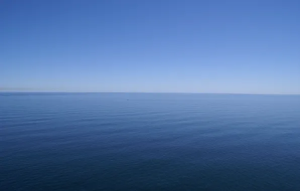 Sea, the sky, minimalism, horizon