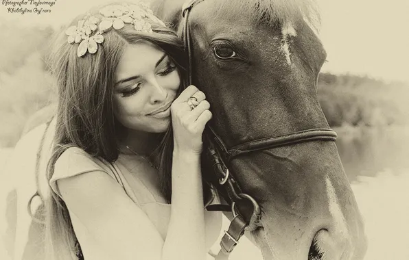 Girl, horse, photographer, girl, photography, photographer, Gulnara Khabibullina