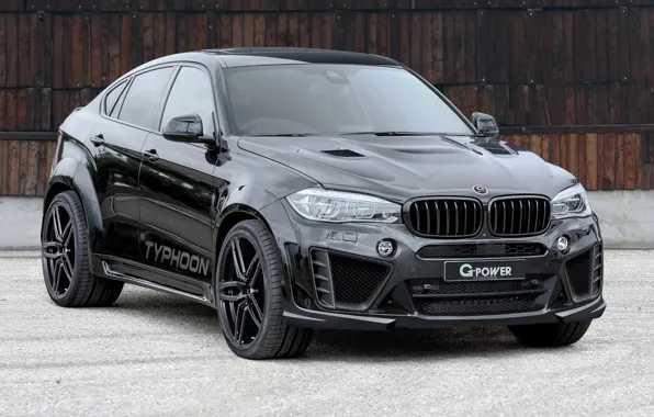 Picture black, BMW, BMW, G-Power, crossover, X6 M, F86
