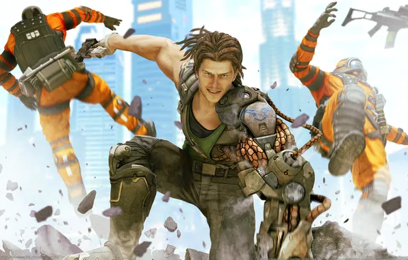 Destruction, fight, Bionic Commando