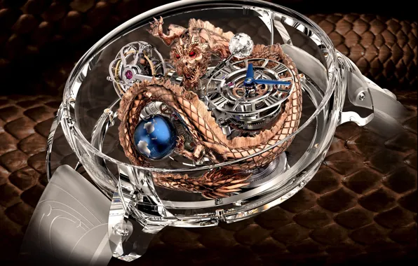 Picture watch, beauty, luxury, Jacob & Co, Astronomia Dragon