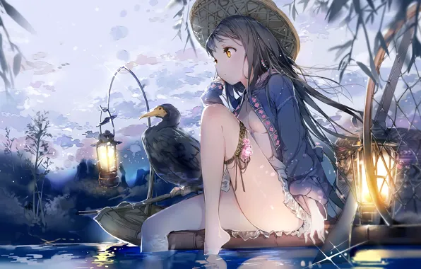 Purple, anime, anime art, anime girl