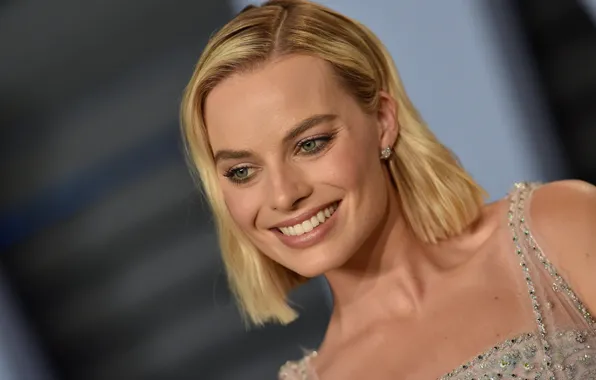 Look, pose, smile, actress, blonde, decoration, earring, look
