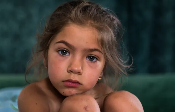 Picture childhood, portrait, girl, Artistic Child Photography