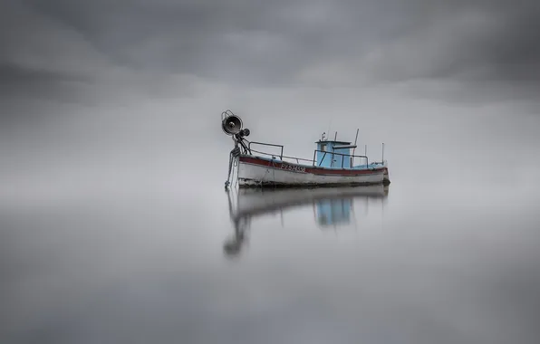 Picture sea, background, ship