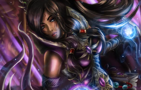 Picture girl, magic, book, The Sword Maiden, TingTing