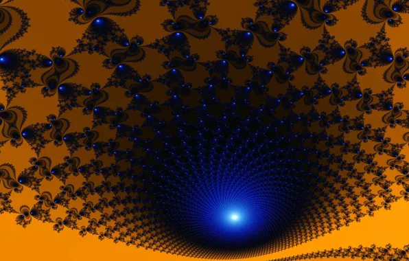 Pattern, color, fractal, the tunnel, the volume