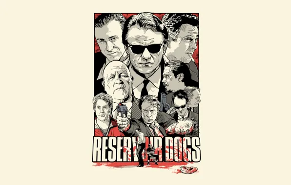 Picture white, blood, Thriller, drama, Reservoir dogs, Reservoir Dogs, Quentin, Tarantino