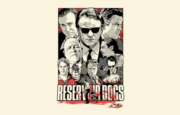 White, blood, Thriller, drama, Reservoir dogs, Reservoir Dogs, Quentin, Tarantino