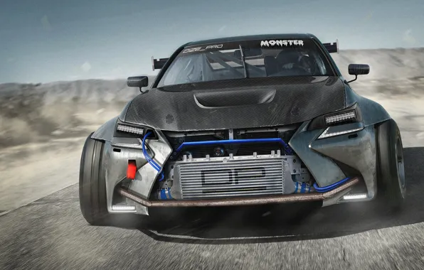 Auto, Lexus, Machine, Monster, Rendering, The front, Lexus GS, Dmitry Strukov