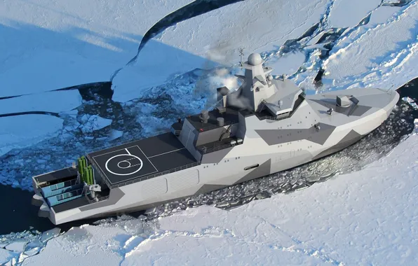 Picture Russia, Military icebreaker, A patrol ship of the project 23550 Ivan Papanin