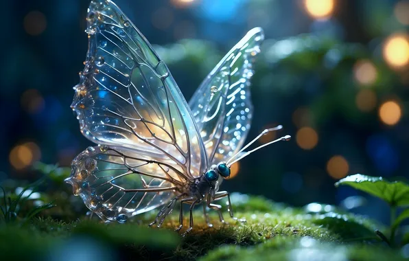 Butterfly, wings, beautiful, generated by AI
