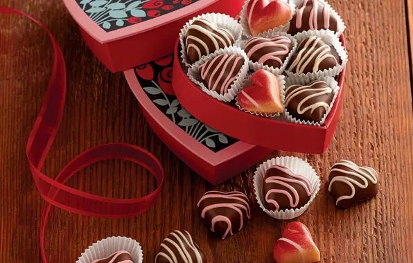 Picture love, holiday, heart, chocolate, candy, red, love, i love you