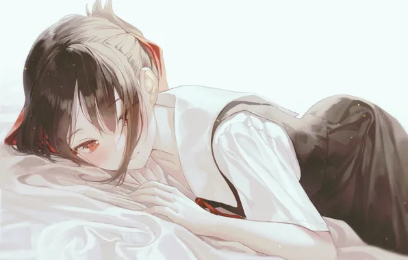 Picture look, girl, lies, Kaguya-sama wa Kokurasetai, Lady Kaguya: In Love As In War, Kaguya Shinomiya