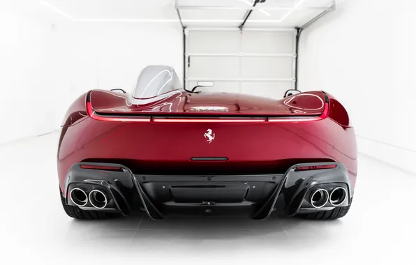 Ferrari, Ferrari, supercar, supercar, rear view, the only instance, 2020, Ferrari Monza SP1