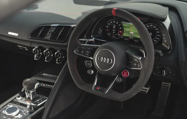 Audi, steering wheel, R8, Audi R8 Coupe V10 GT RWD