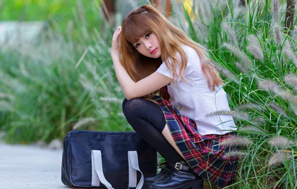 Girl, Asian, cutie