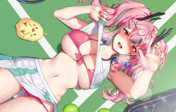 Picture girl, sexy, cleavage, long hair, boobs, anime, beautiful, pretty