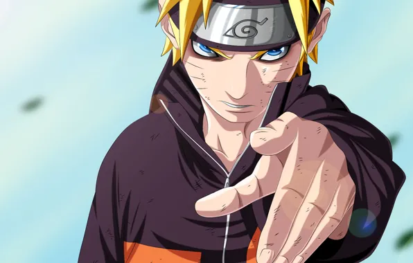 Look, blue eyes, naruto, blonde, shinobi, Naruto Uzumaki