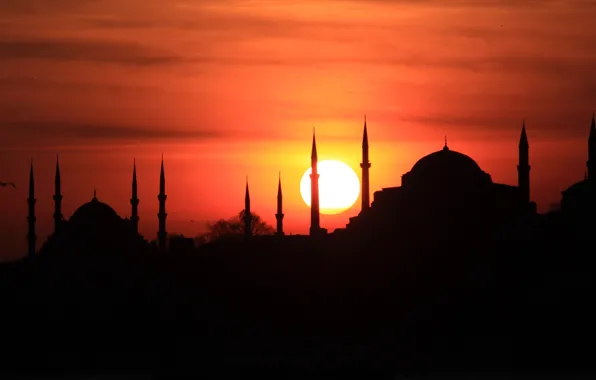 Turkey, mosque, Istanbul, bosphorus
