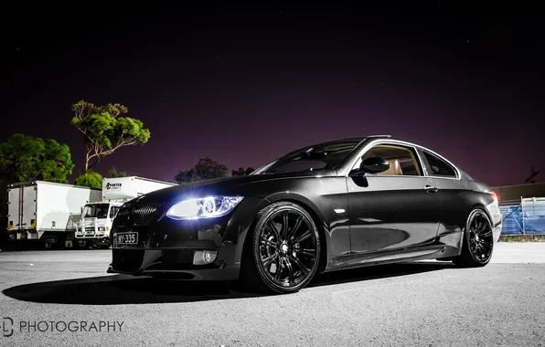 Picture night, BMW, BMW, black, black, 335