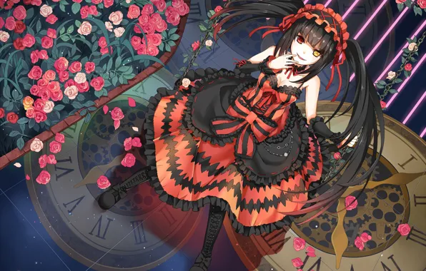 Girl, anime, art, Date a Live