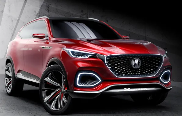 Concept, front view, 2018, crossover, SUV, MG X-Motion