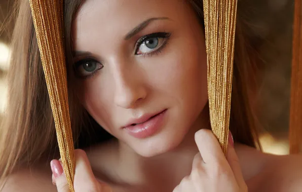 Eyes, look, girl, face, model, lips