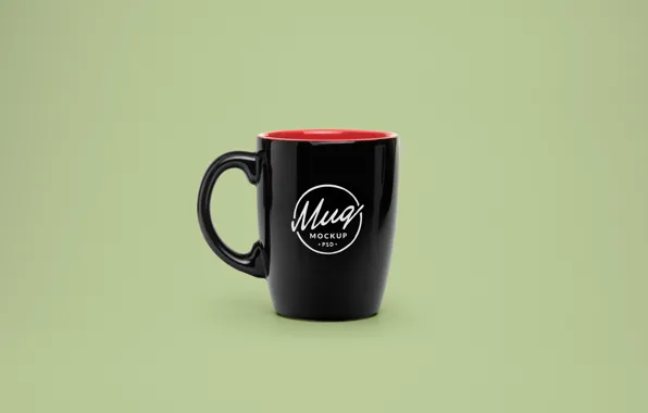 Picture design, logo, Cup, black