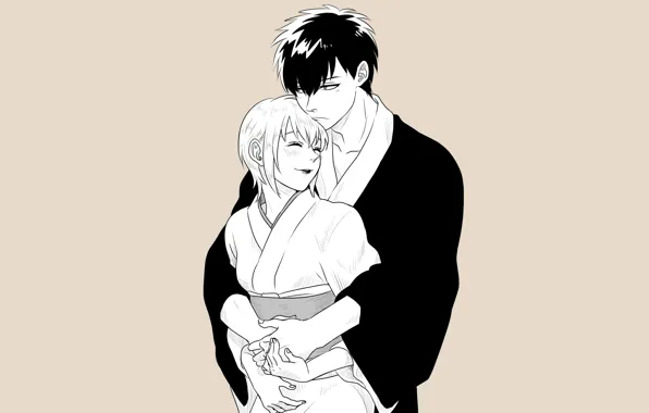 Love, anime, pair, two, Gintama