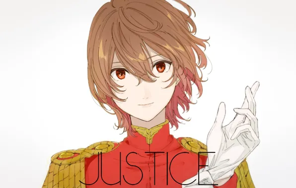 Look, the game, anime, art, guy, glove, Person 5, Persona 5