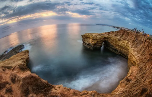 Picture Rock, Pacific Ocean, San Diego, Sunset Cliffs Cove