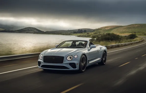 Picture overcast, Bentley, convertible, 2019, Continental GT V8 Convertible