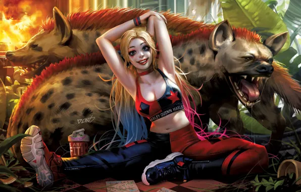 Harley Quinn, DC Comics, Harley Quinn, Comics, Hyena