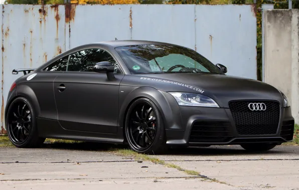 Car, Audi, black, tuning, 2009, german, matte, Avus performance
