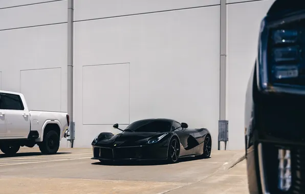 Picture Ferrari, Cars, Black, LaFerrari