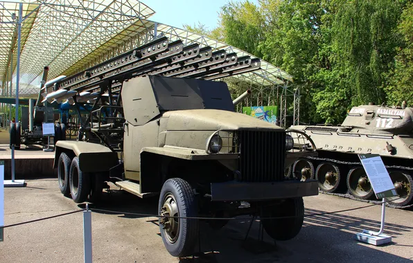Moscow, USSR, Katyusha, Poklonnaya Gora, The Museum of G.O.R.A., Rocket Artillery combat vehicle, BM-13N