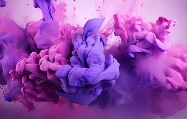 The explosion, abstraction, fog, background, lilac, pink, smoke, splash