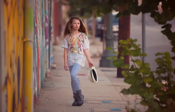 Picture mood, street, girl