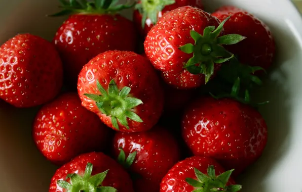 Picture macro, berries, photo, background, Wallpaper, strawberry, wallpapers