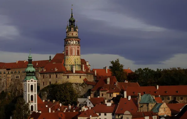 Tower, home, Czech Republic, Cesky Krumlov