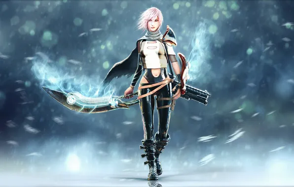 Picture sword, Final Fantasy, Square Enix, lightning, Lightning Returns: Final Fantasy XIII