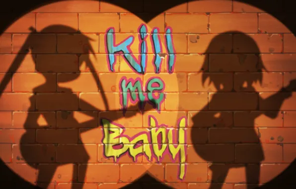 Wall, guitar, shadows, killer, Sonya, saver, Kill me baby, Kill me baby
