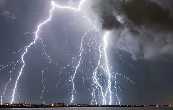 Picture the storm, clouds, element, lightning