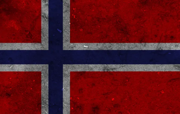Flag, Norway, Texture, Norway