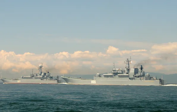 Ships, large, landing, the project 775