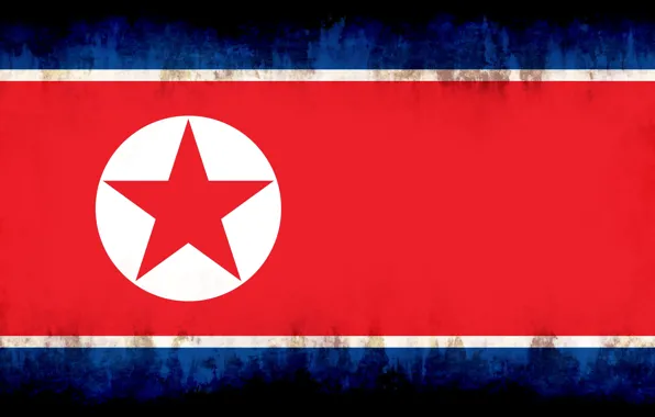 Picture flag, burn, north corea
