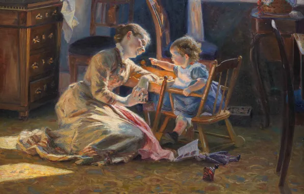 1888, Danish painter, Statens Museum for Kunst, Danish realist painter, oil on canvas, Statens Museum …